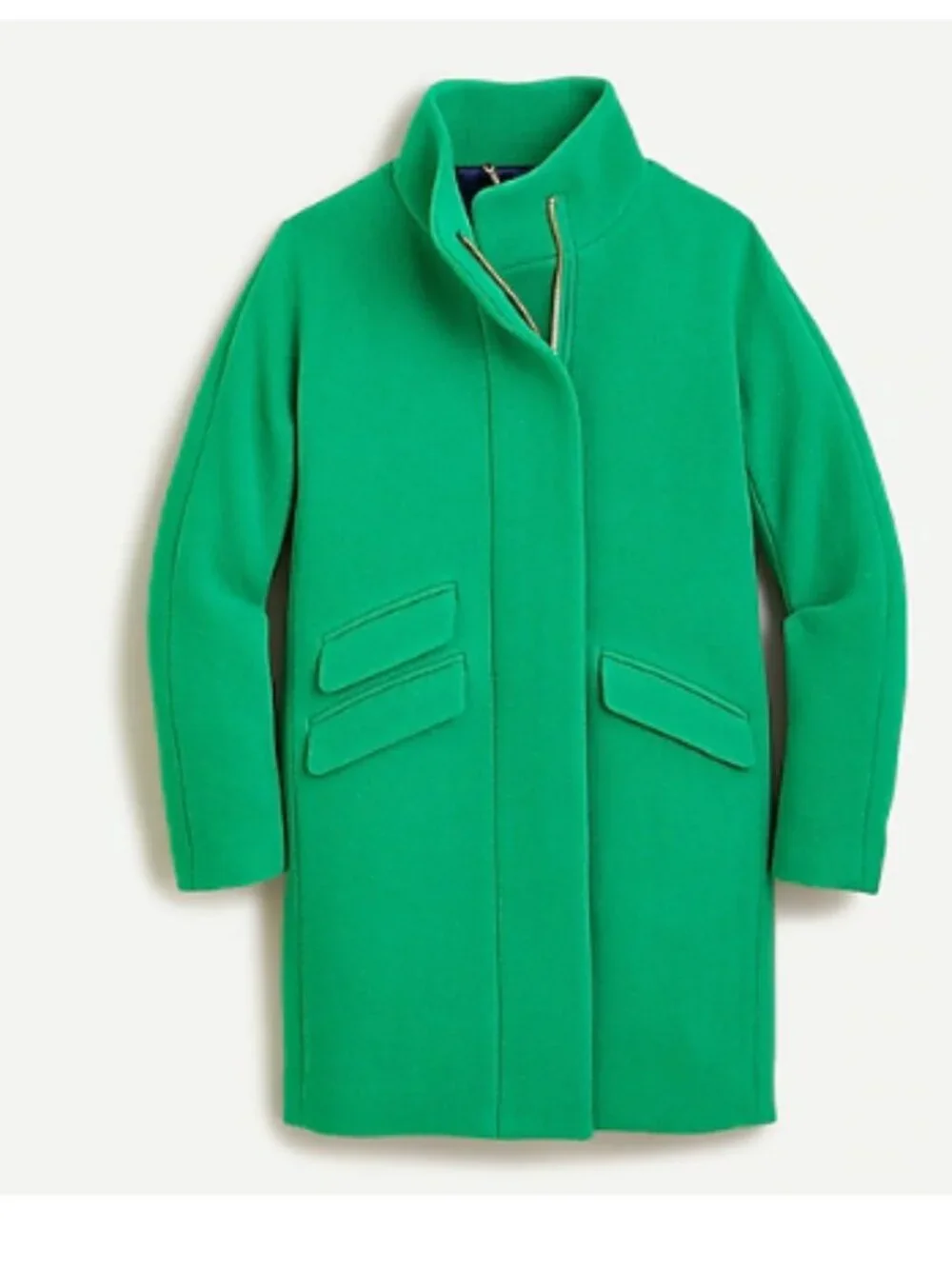 J crew Cocoon Coat 2p 2 petite Italian stadium cloth - Picture 1 of 5